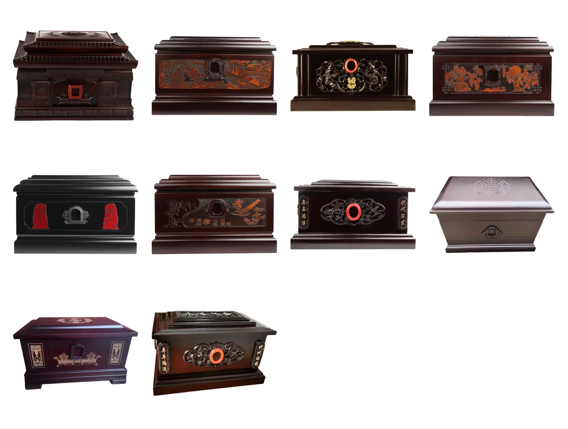 Ebony Cremation Urn product details